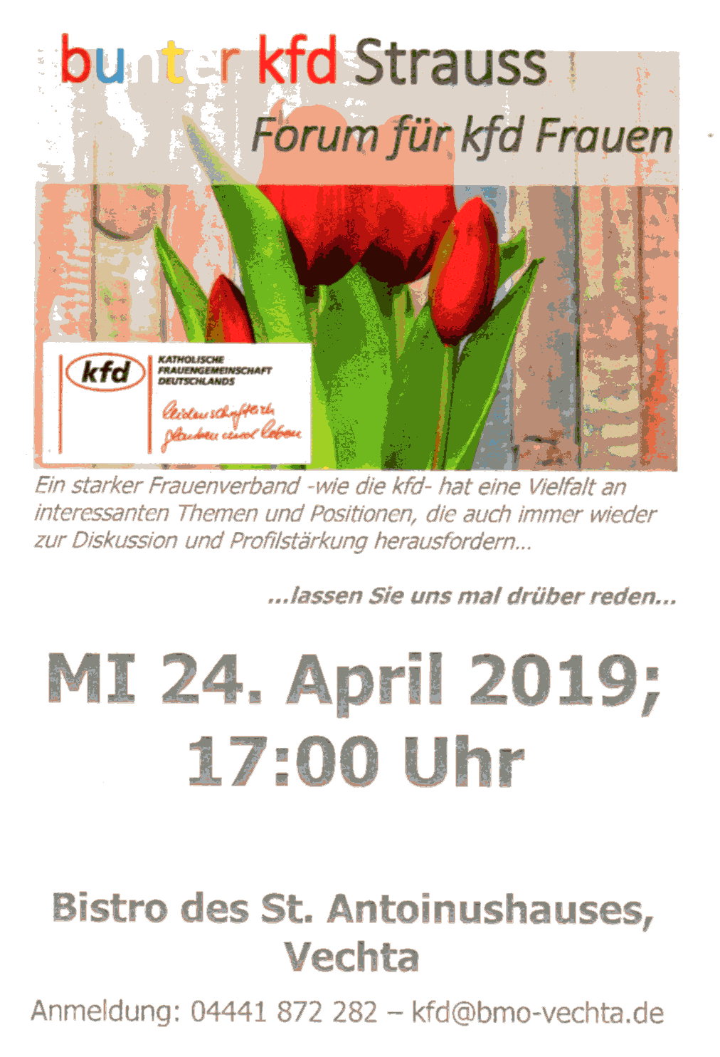 Bunter kfd-Strauß