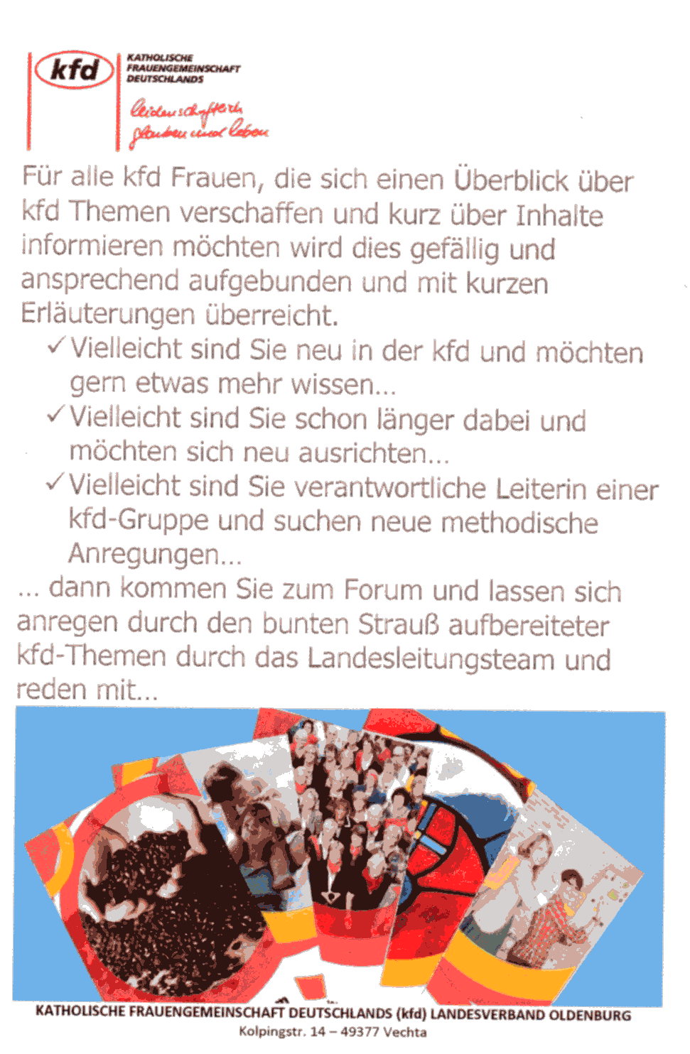 Bunter kfd-Strauß